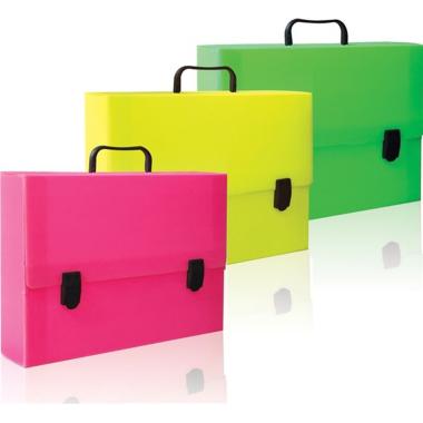 Valigetta polionda fluo 27x38x8 2 chiusure