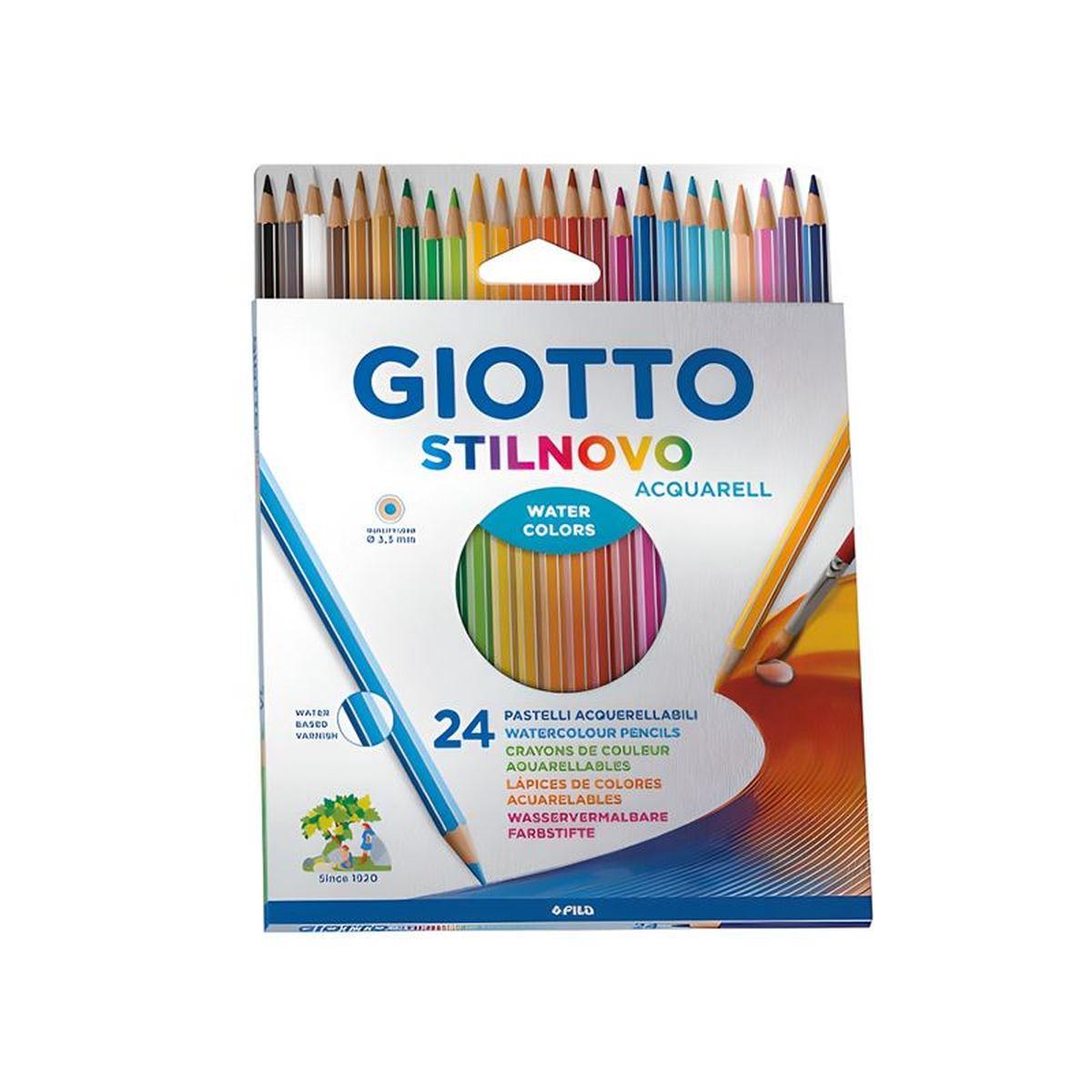 Giotto stilnovo acquarell pastelli 24 colori