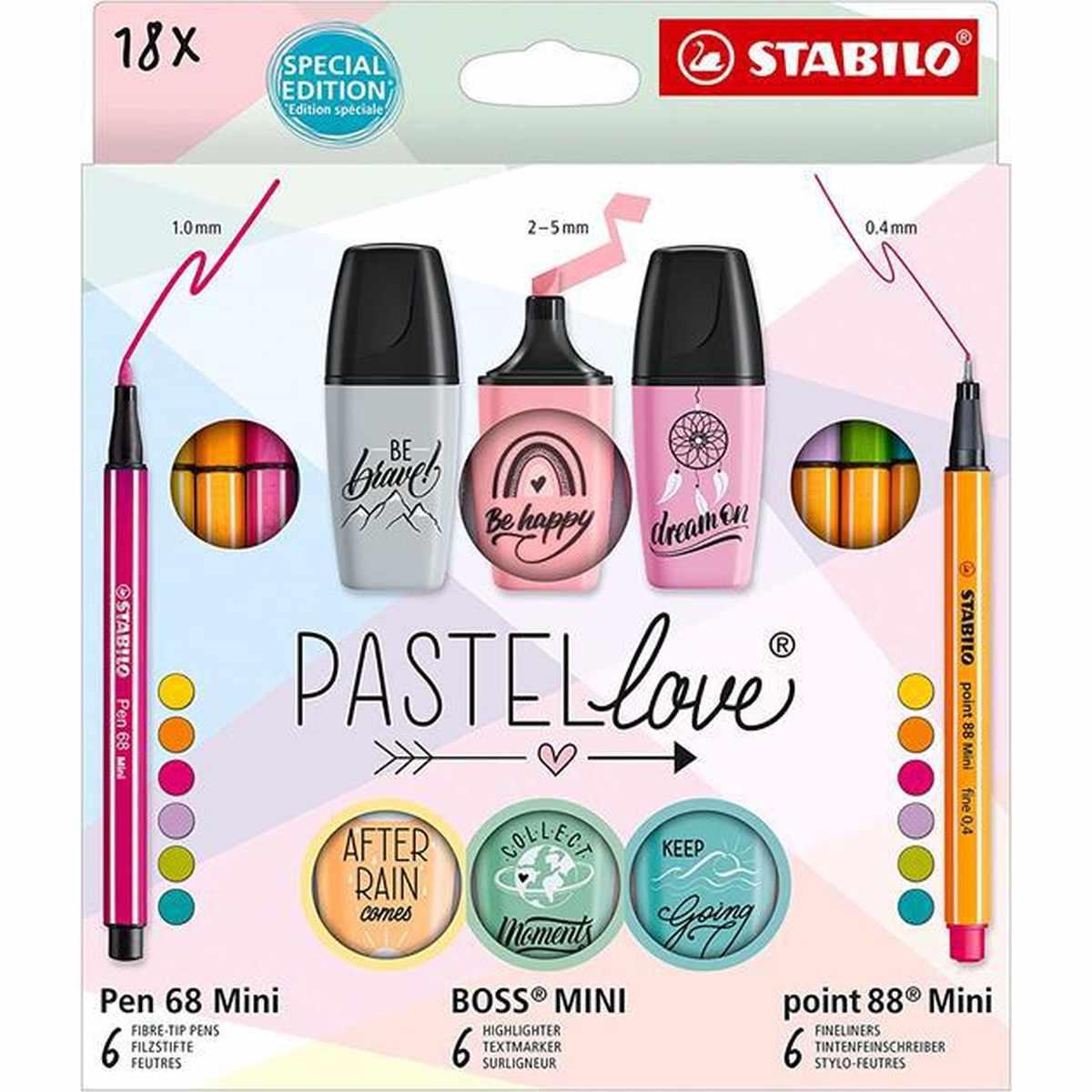 Stabilo pastellove set 18pz