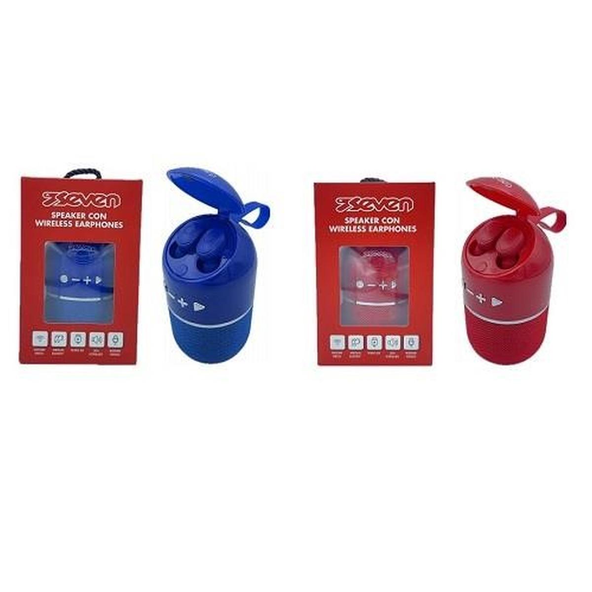 Speaker con earphones wireless seven