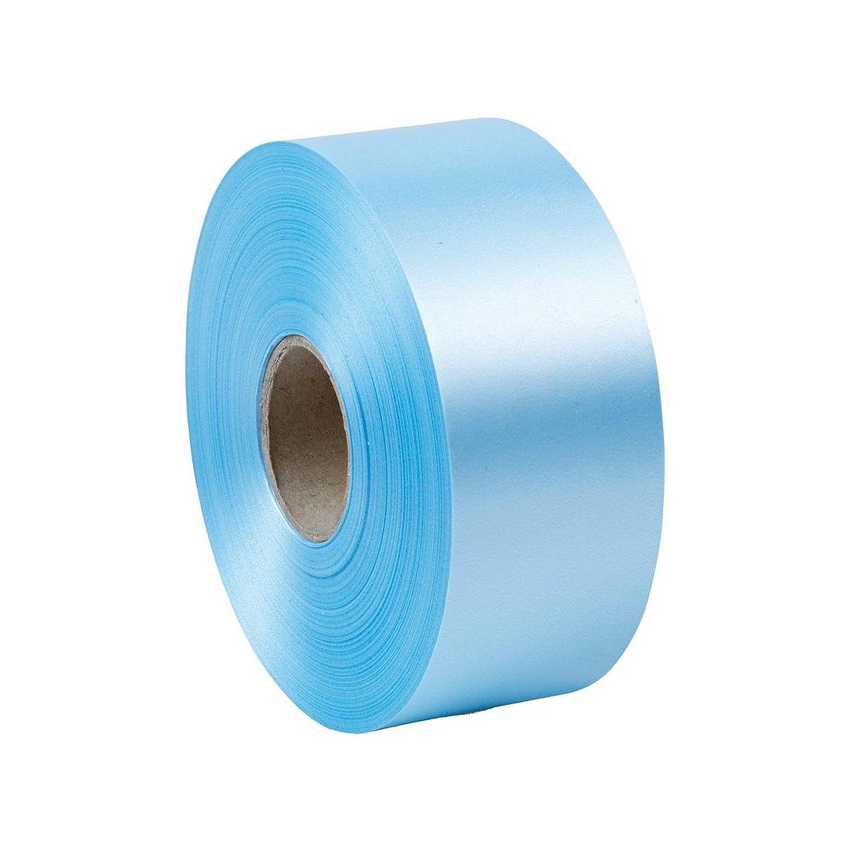 Nastro liscio mm70x100m azzurro