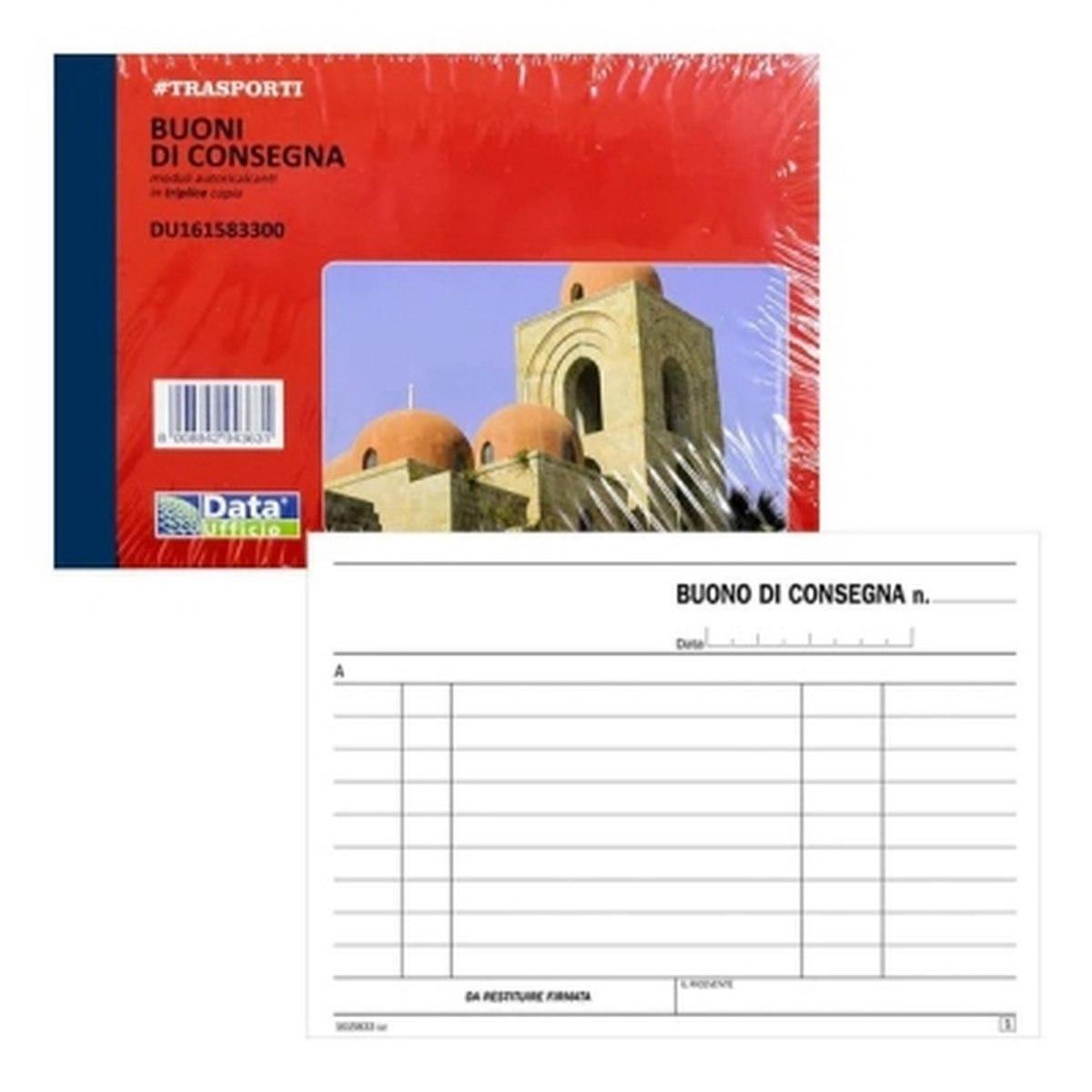 Blocco buoni di consegne 3cp.11.6x16.5