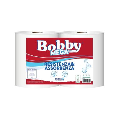 Coppia rotolone asciugatutto bobby mega