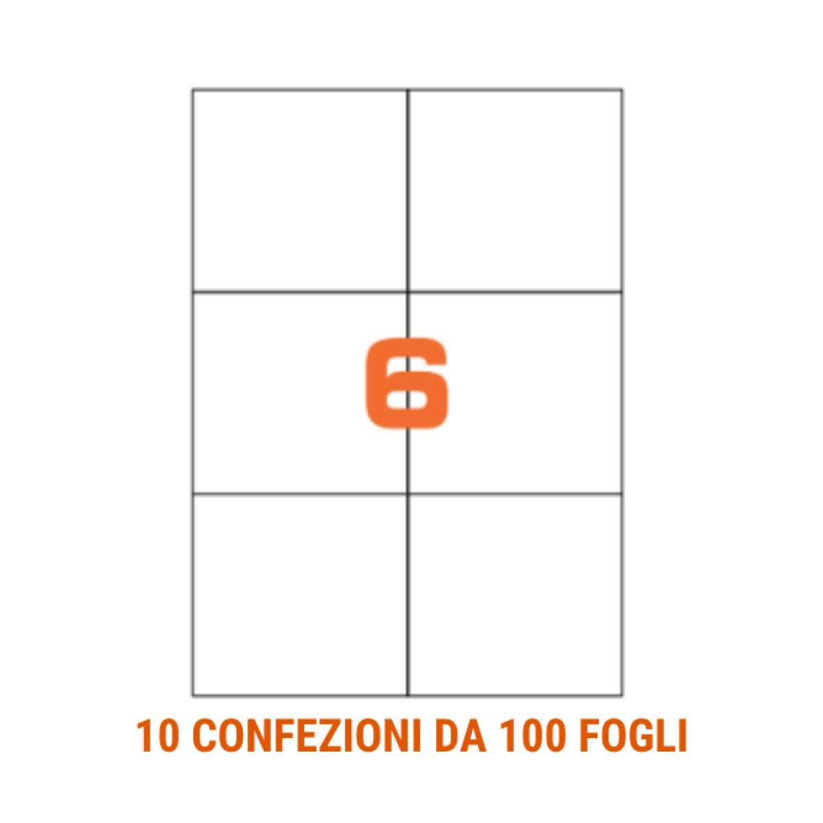 Cf.100 etichette ades. su a4 105x99