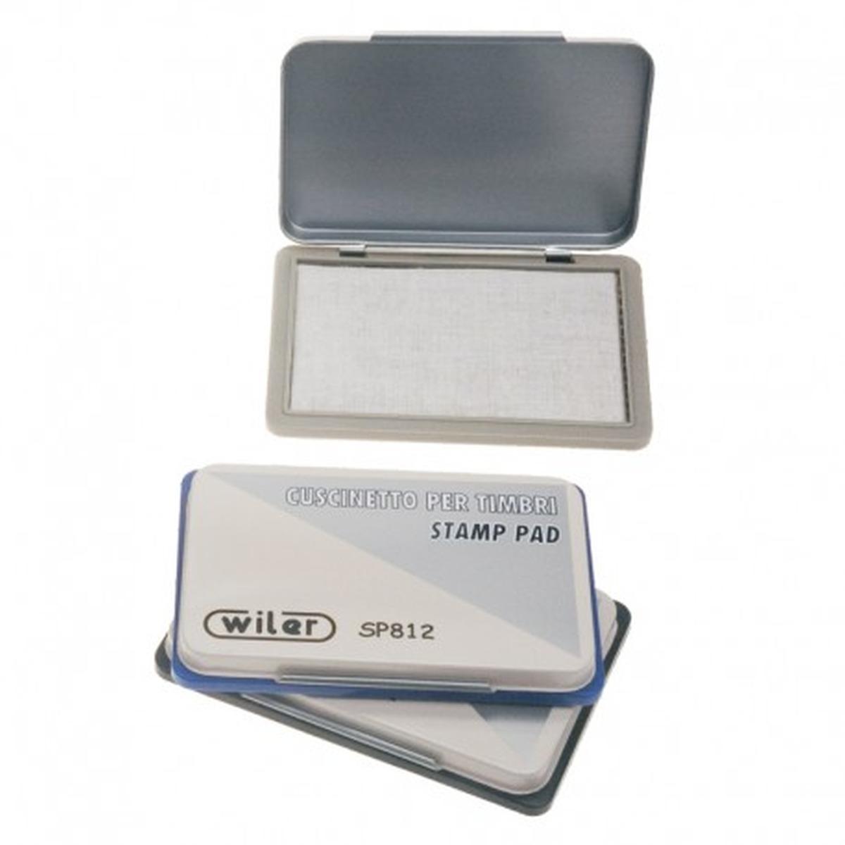 Cuscinetto per timbri 8x12 nero