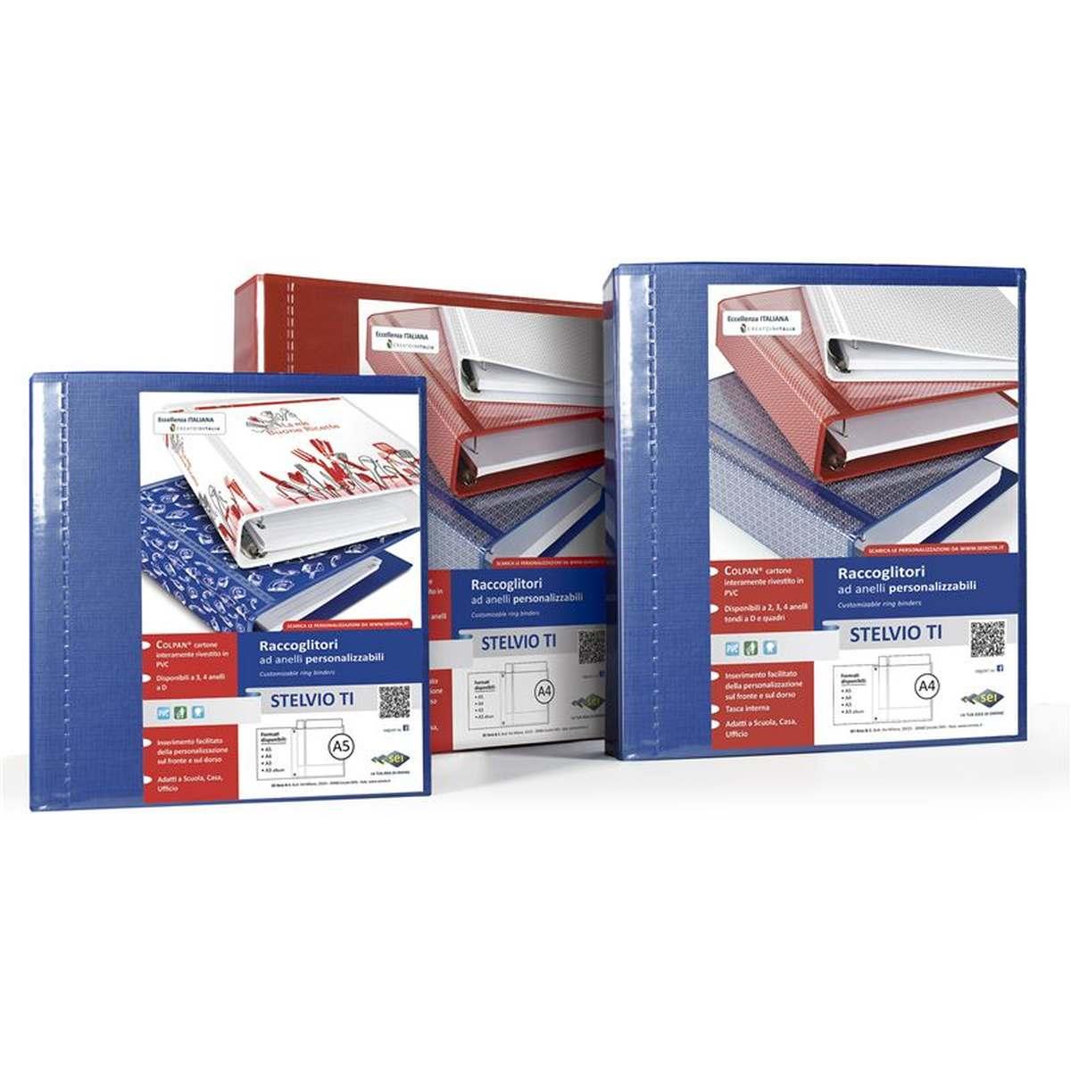 Raccoglitore stelvio ti 25 a4 4d blu