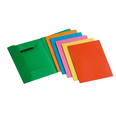 Cartellina c/lembi color 200gr cf25 arancio