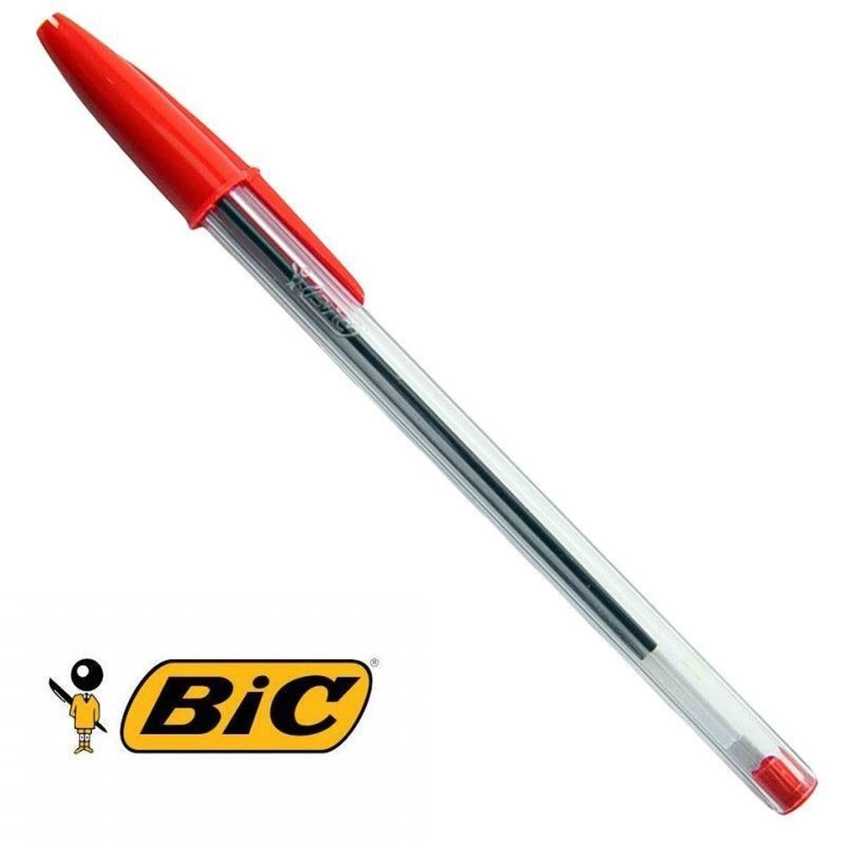 Penna sfera cristal cf.50 pz. rosso