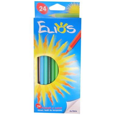 Elios 24 pastelli laccato new + temperino