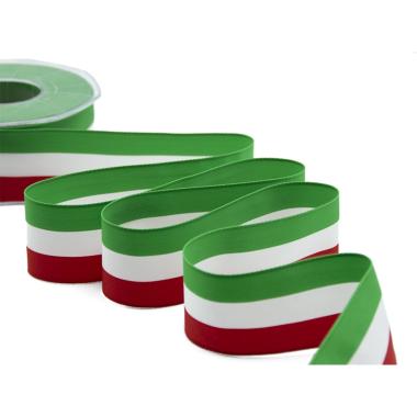 Nastro liscio mm48x100m tricolore