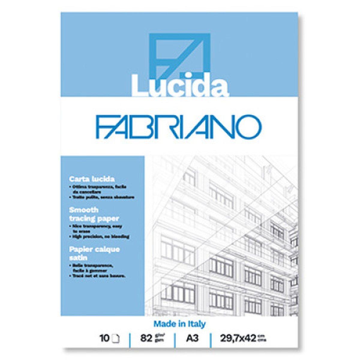 BLOCCO CARTA LUCIDA A3 82gr 10FG