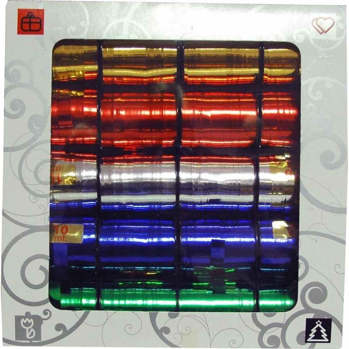 Nastro lux metal 10x10  ass 20pz