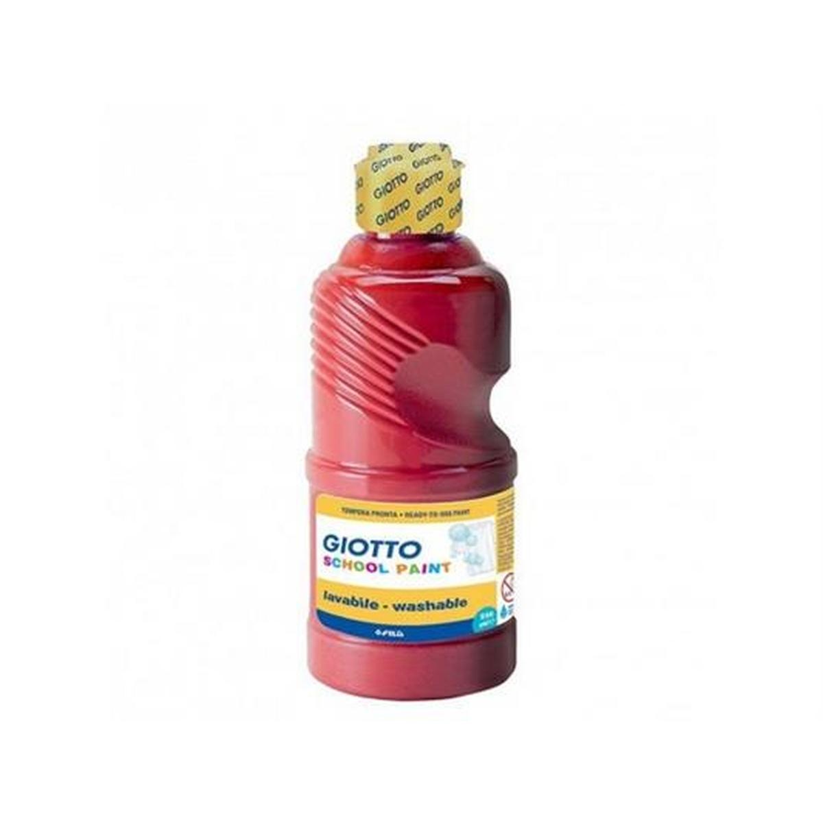 Giotto tempera school paint 250 ml rosso