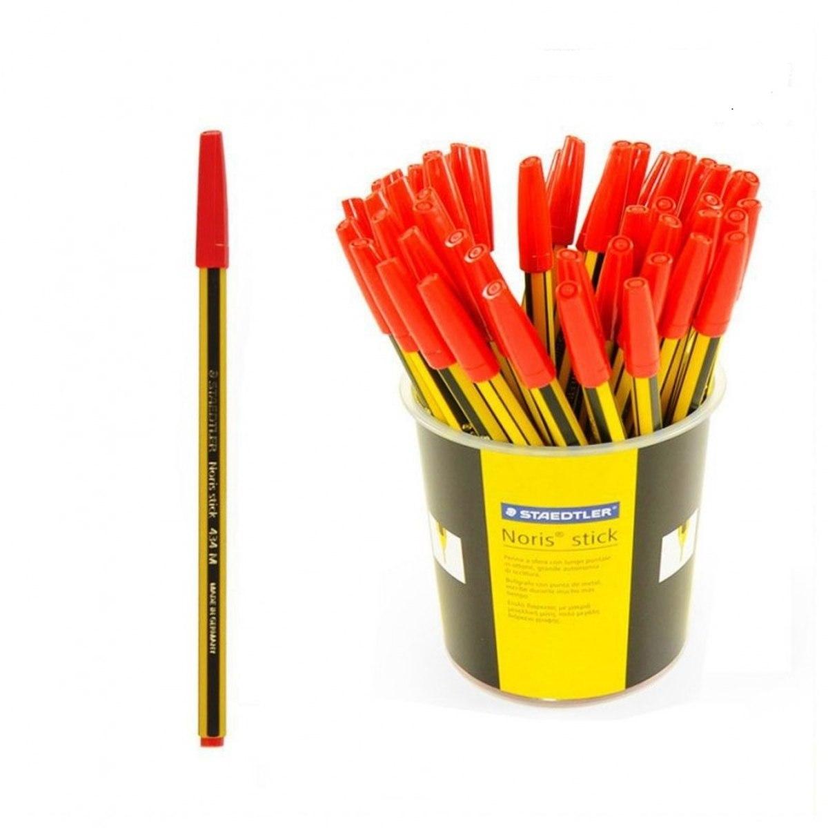Penna sfera noris stick cf.50 pz.rosso
