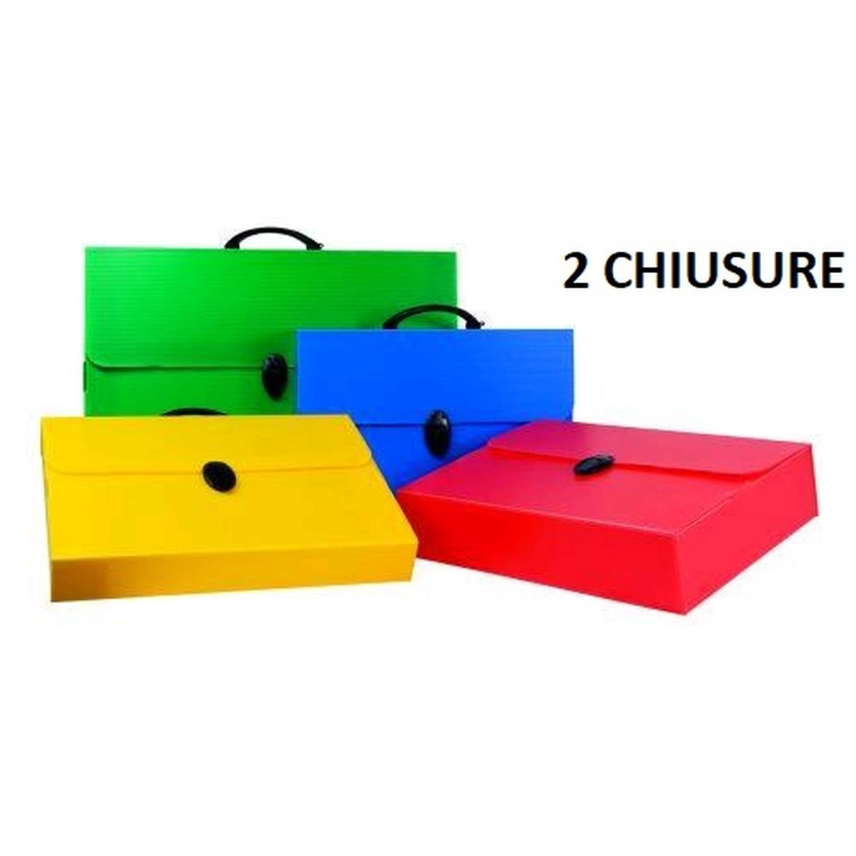 Valigetta polionda colorata 27x38x8 2ch