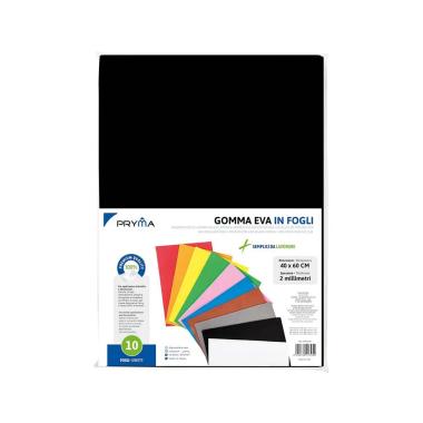 EVA foam GLITTER 1fg. 40x60cm col. NERO