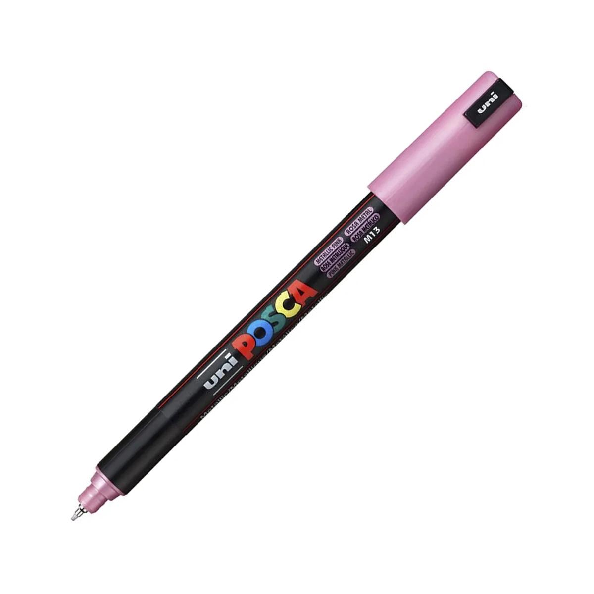 Uni posca pen rosa metal
