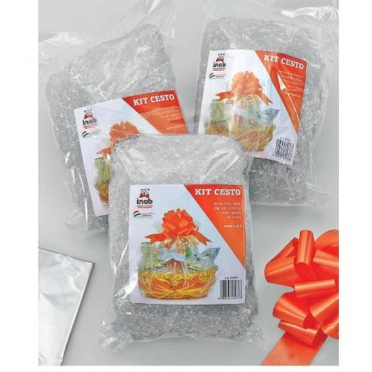 Kit per cesti paglietta + ppl + fiocco