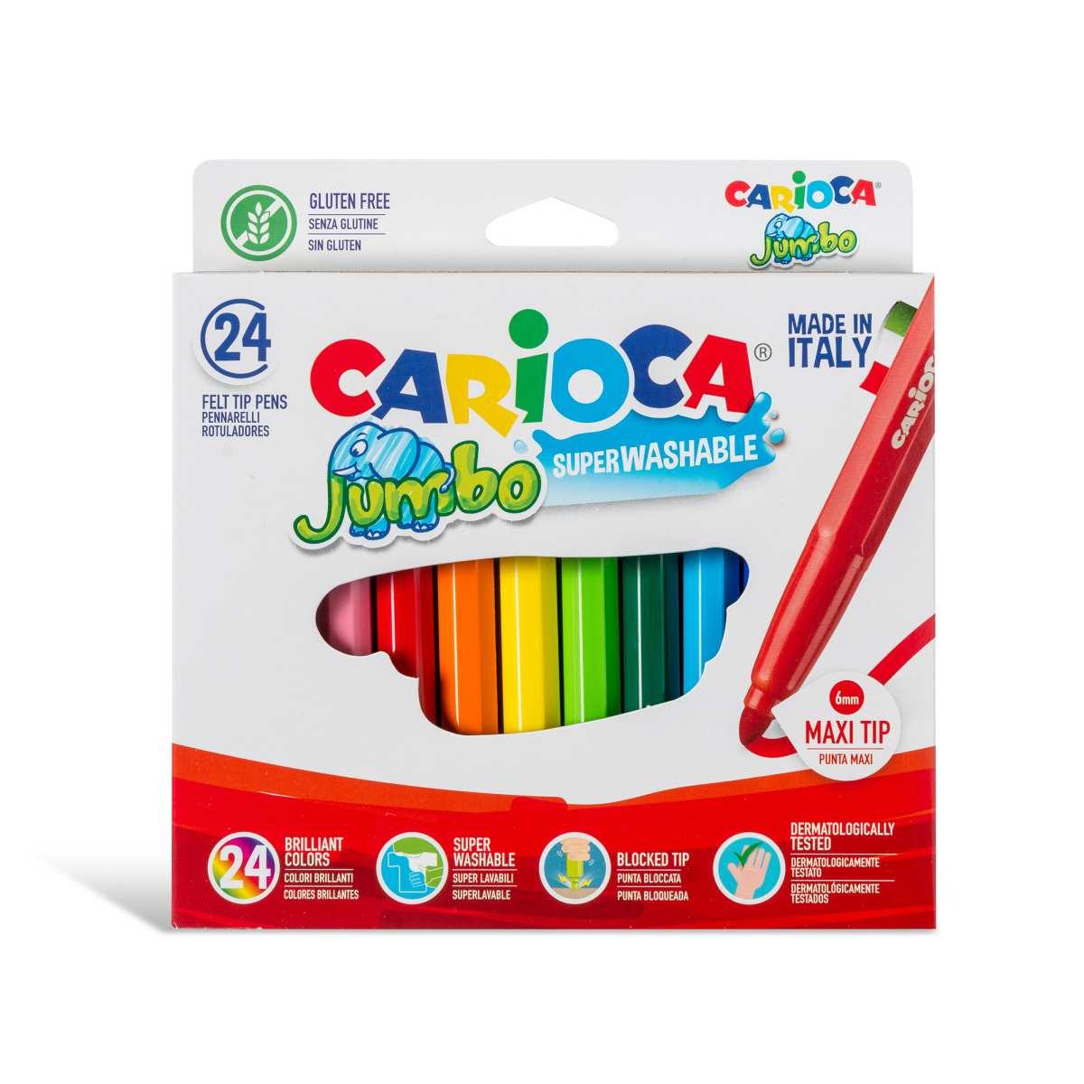 Carioca pennarelli  jumbo scatola 24pz