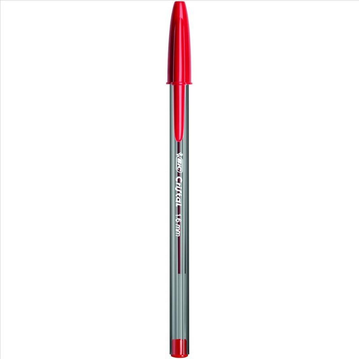 Penna sfera cristal large 1.6 rosso pz.50