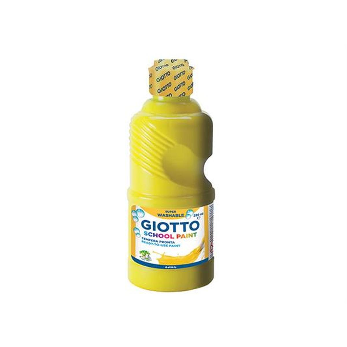 Giotto tempera school paint 250 ml giallo