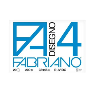 Blocco fabriano 4 fg.20 33x48 ruvido