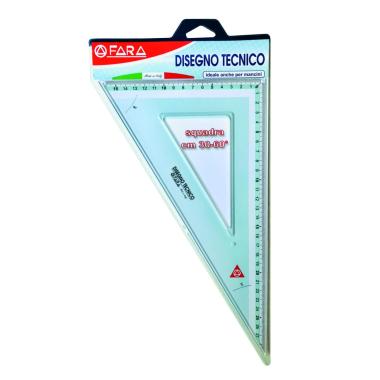 Squadra disegno tecnico 30cm 60°