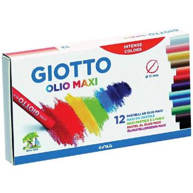 Giotto pastelli olio astuccio 12 pz new
