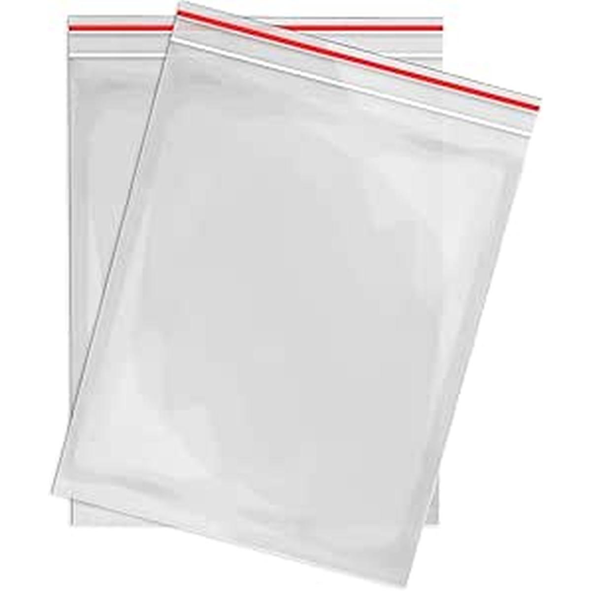 CF.100 BUSTE TRASPARENTI CON ZIP15x20 cm. 0,05mm