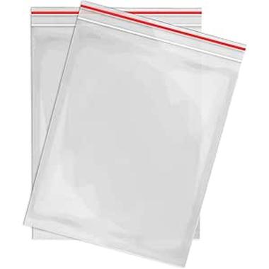 CF.100 BUSTE TRASPARENTI CON ZIP15x20 cm. 0,05mm