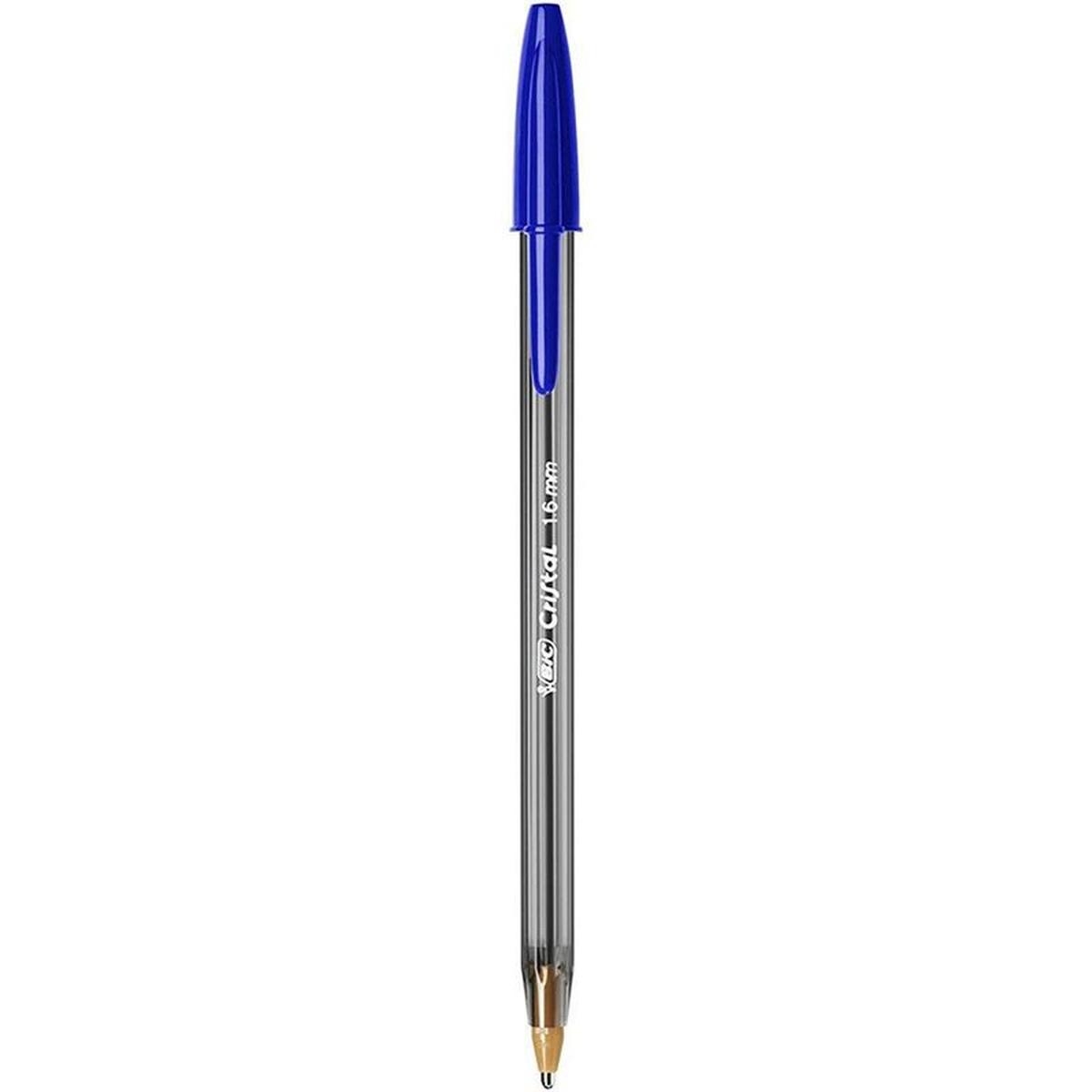 Penna sfera cristal large 1.6 blu pz.50