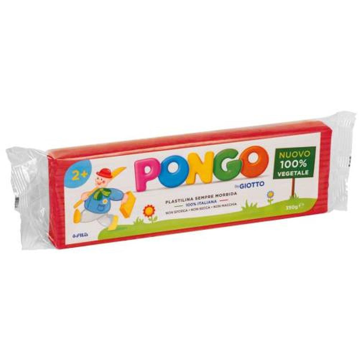 Giotto pongo panetto 350 gr. rosso