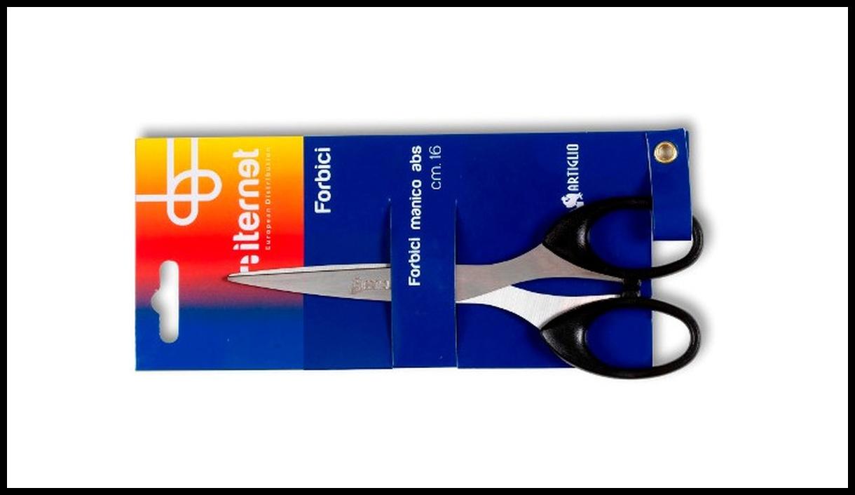 Forbici manico abs nero cm21