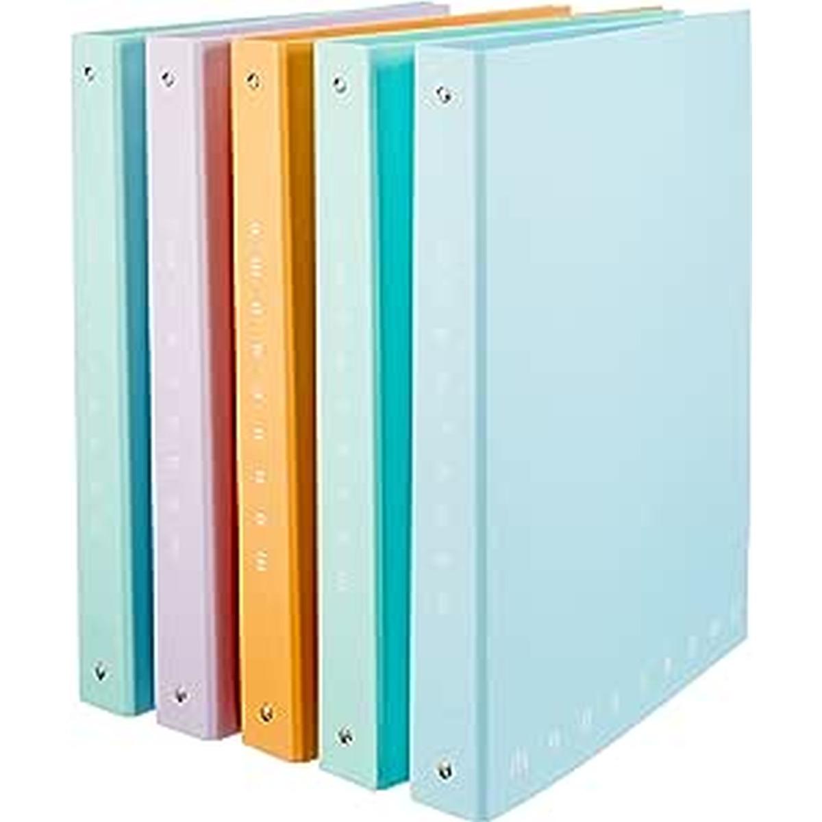 Cartella ad anelli a4 pigna monocromo pastel