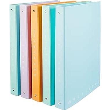 Cartella ad anelli a4 pigna monocromo pastel