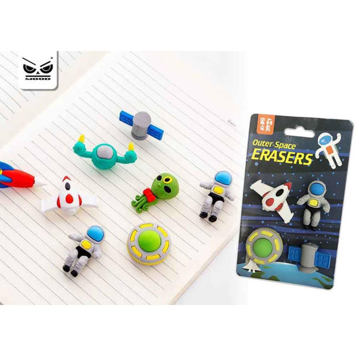 Set 4 gommine spazio