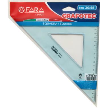 Squadra grafotec 16cm 45°