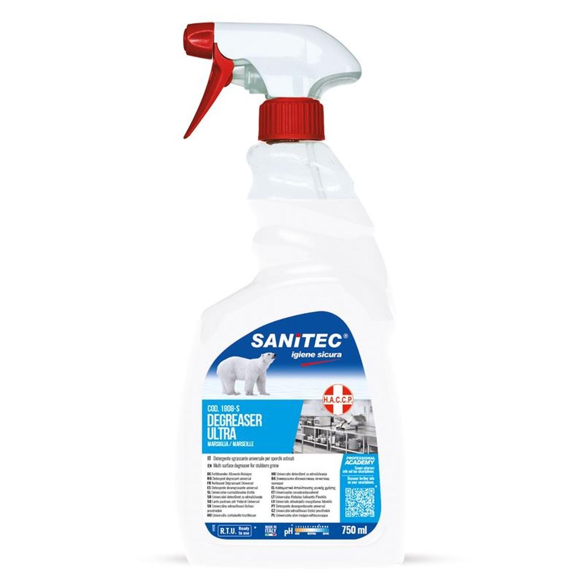 Sanitec sgrassatore ultra marsiglia 750ml