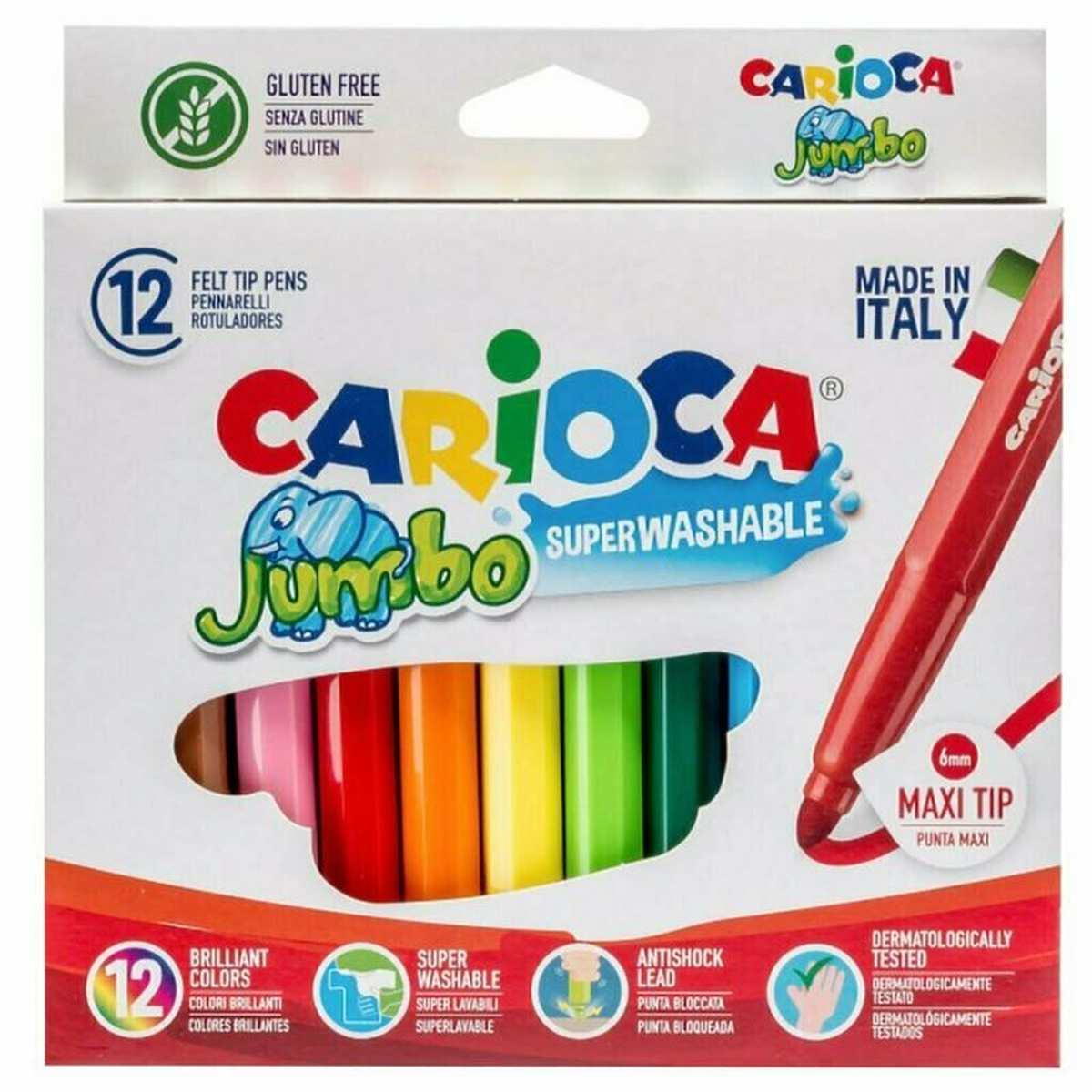 Carioca pennarelli jumbo scatola 12pz