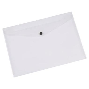 Busta c/bottone a5 trasp. cf da 5pz