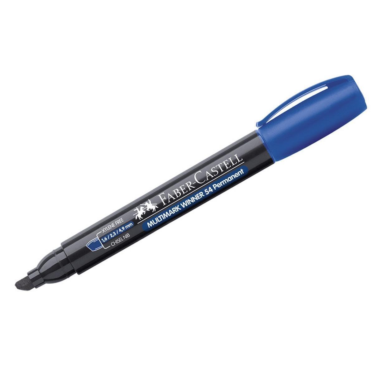 Marker multimark winner 54 punta  a scalpello blu cf12