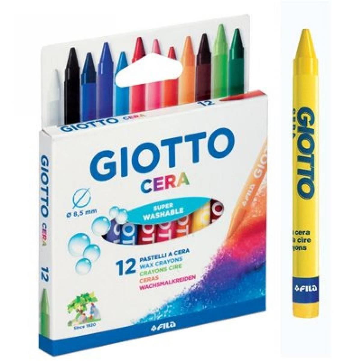 Giotto pastelli cera 12 pz.
