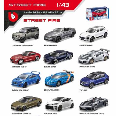 Ass street fire burago 1:43