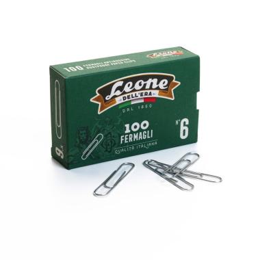 Fermagli n 6 antiruggine leone 100pz