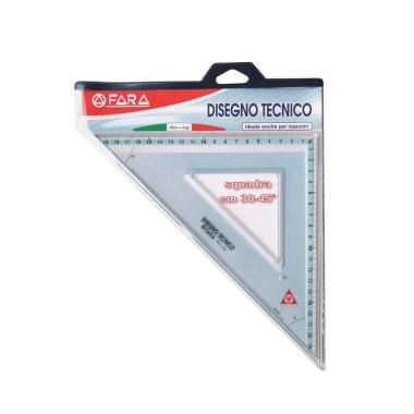 Squadra disegno tecnico 35 cm 45^