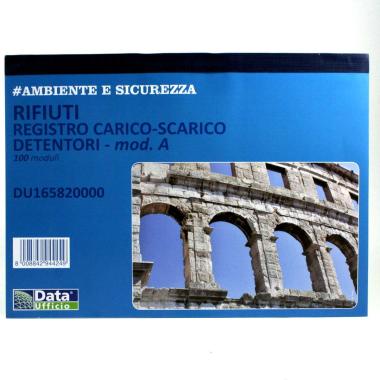 Registro carico e scarico rifiuti fg.100 mod.a
