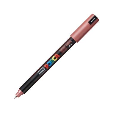 Uni posca pen rosso metal