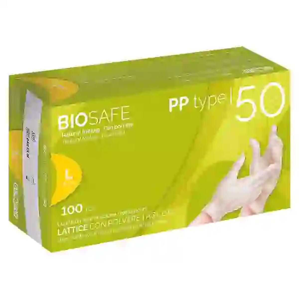 Guanti da esaminazione in lattice tg.l 100pz