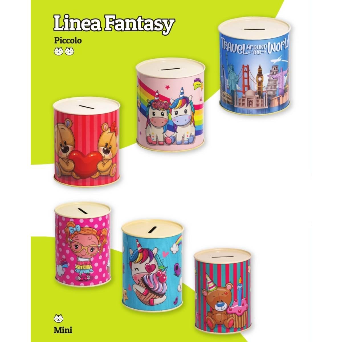 Salvadanaio latta 11x13 fantasy