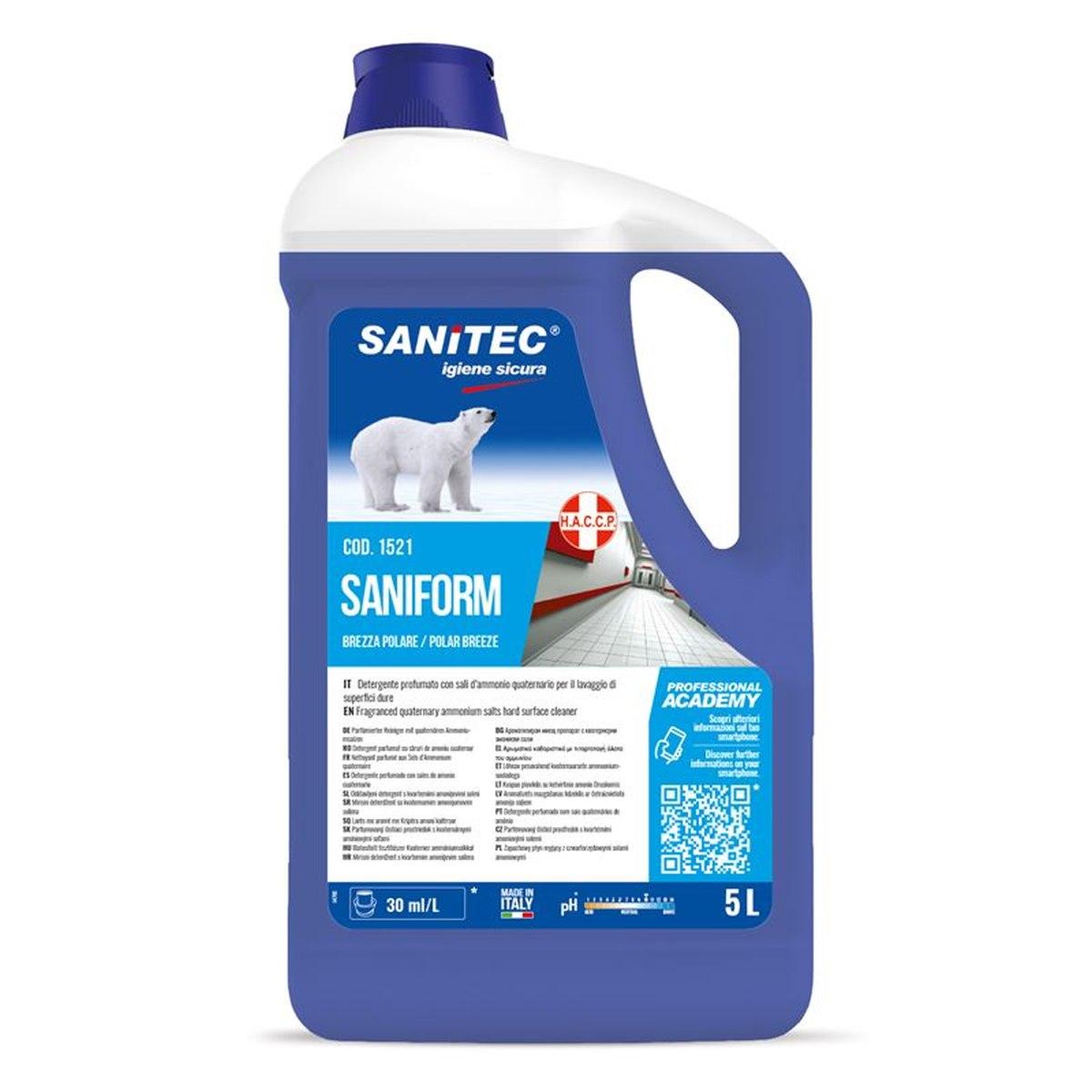 Sanitec saniform igienizzante pavim. 5lt